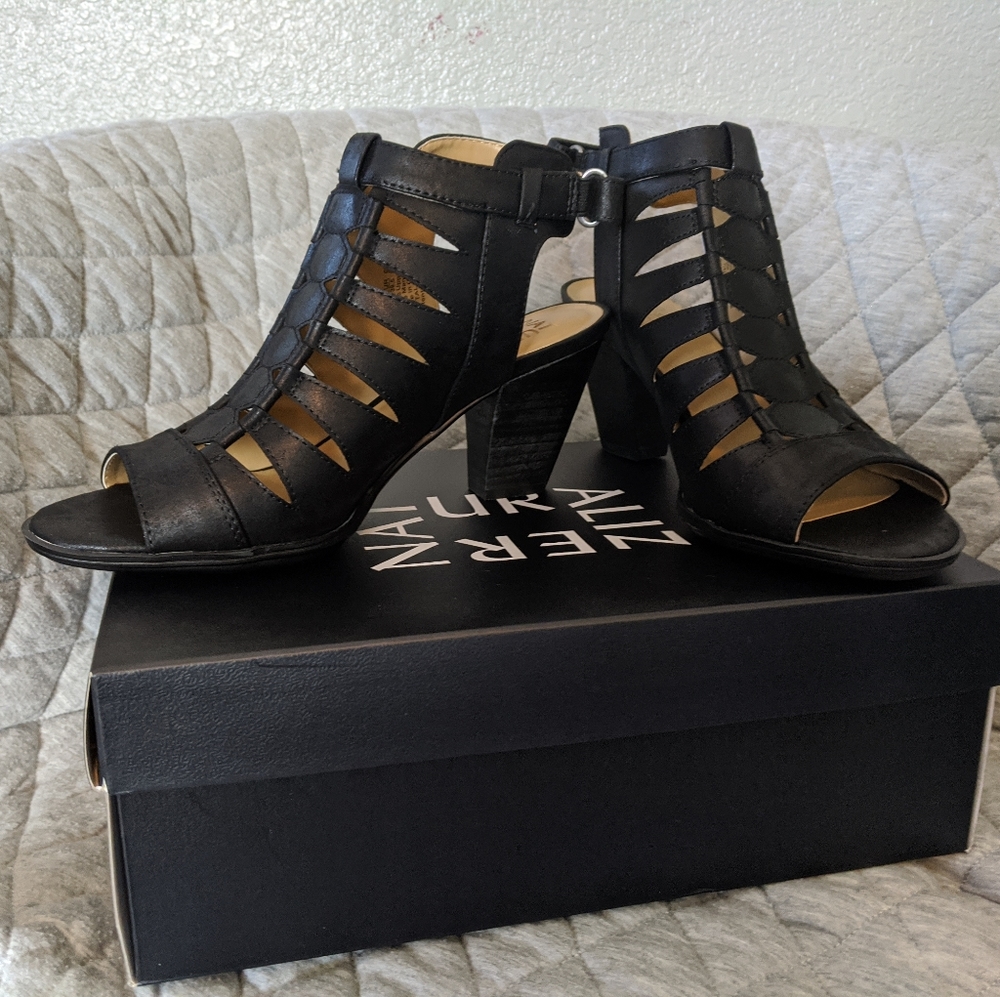 Naturalizer Open Toed Booties